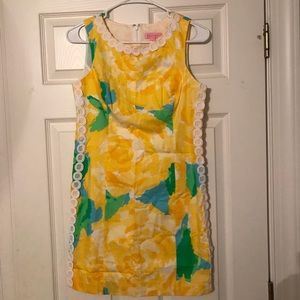 Lilly Pulitzer Mila Shift Yellow First Impressions